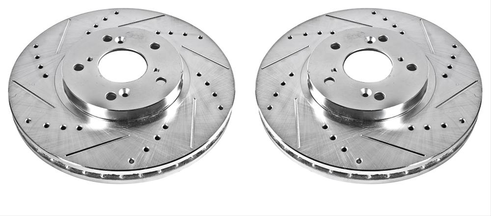 Power Stop AR83080XPR Front Evolution Drilled & Slotted Rotor Pair 