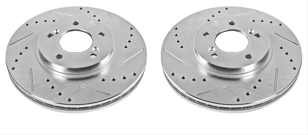 Power Stop 99-04 Acura RL Front Evolution Drilled & Slotted Rotors - Pair thumbnail 4