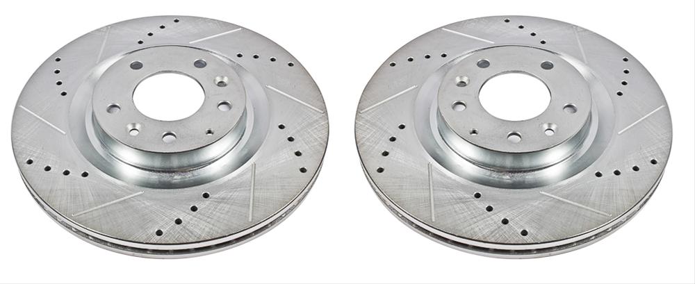 PowerStop JBR968XPR PowerStop Evolution Drilled and Slotted Rotors