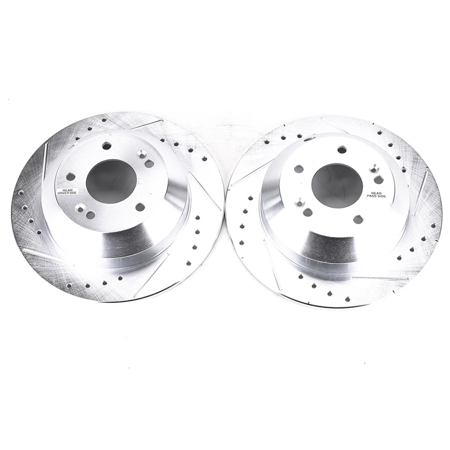 Power Stop JBR1705XPR Power Stop Evolution Drilled and Slotted Rotors