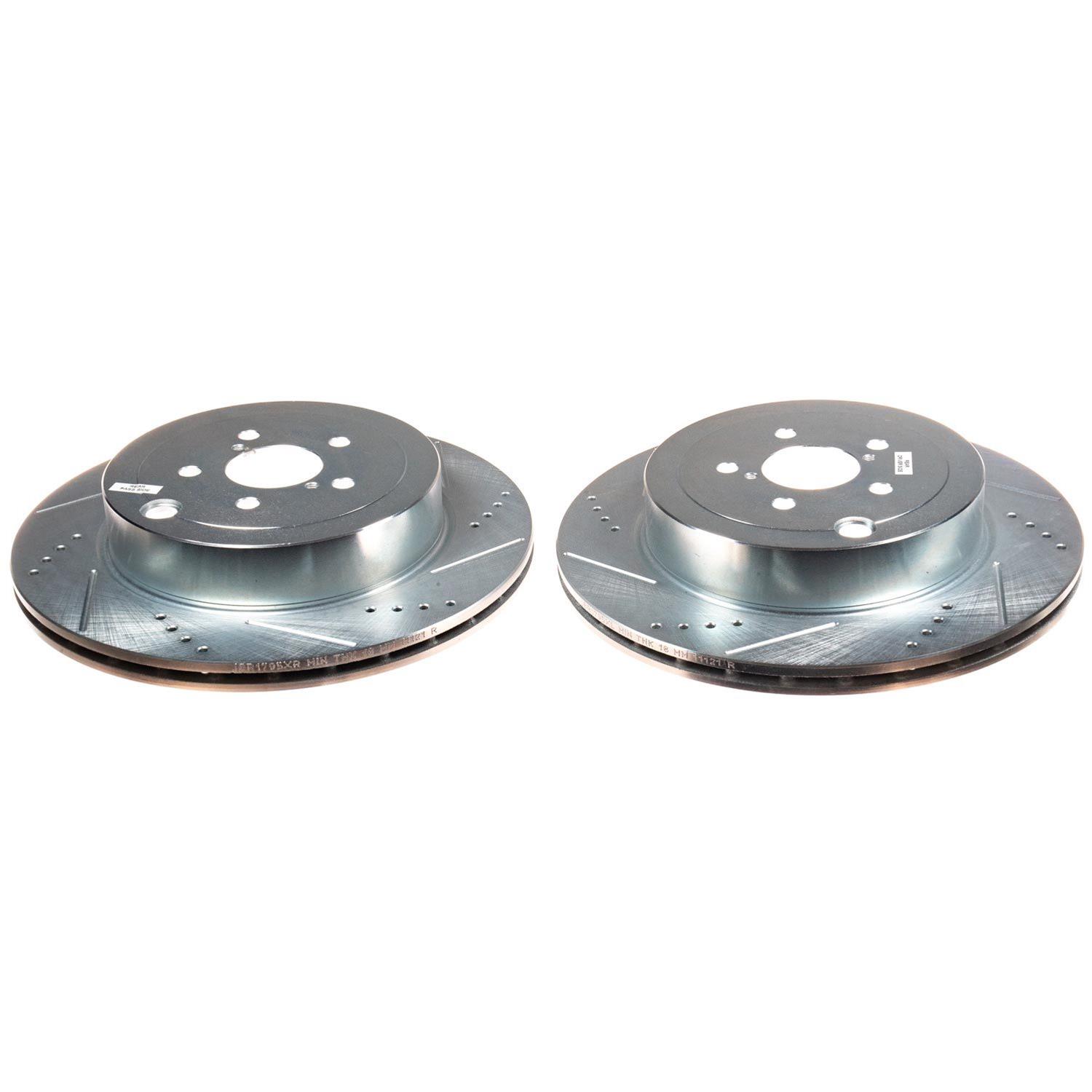 Power Stop JBR1795XPR Power Stop Evolution Drilled and Slotted Rotors