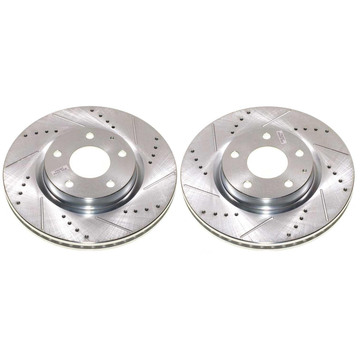 Power Stop 19-23 Mazda 3 Front Drilled & Slotted Rotor (Pair) thumbnail 4