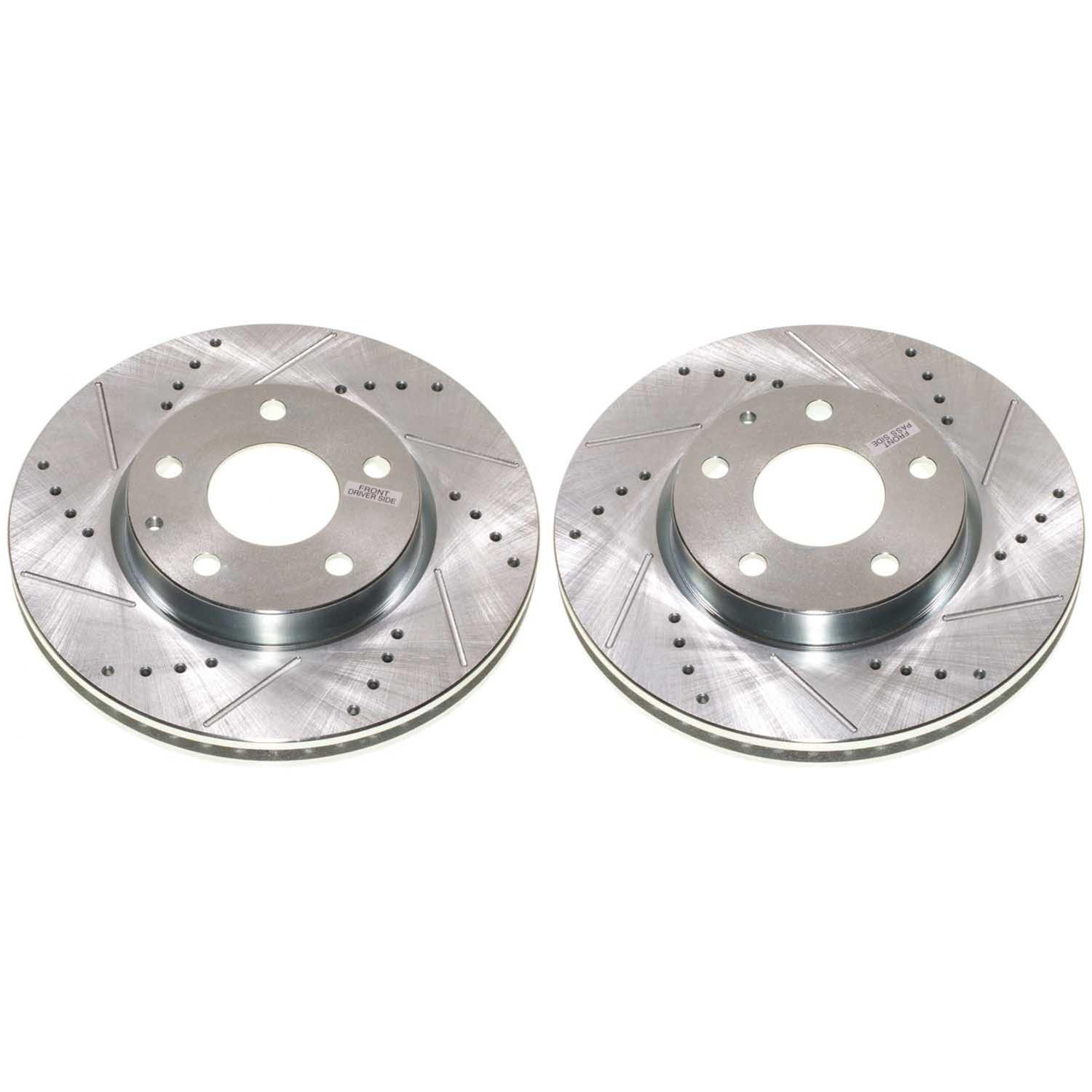 Power Stop 19-23 Mazda 3 Front Drilled & Slotted Rotor (Pair) thumbnail 4