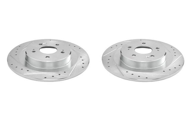 Power Stop 21-25 Acura TLX Rear Drilled & Slotted Rotor - Pair thumbnail 3