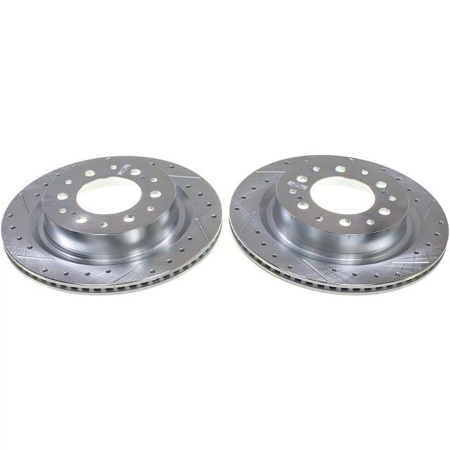 Power Stop 23-24 Toyota Sequoia Rear Drilled & Slotted Rotor - Pair thumbnail 3
