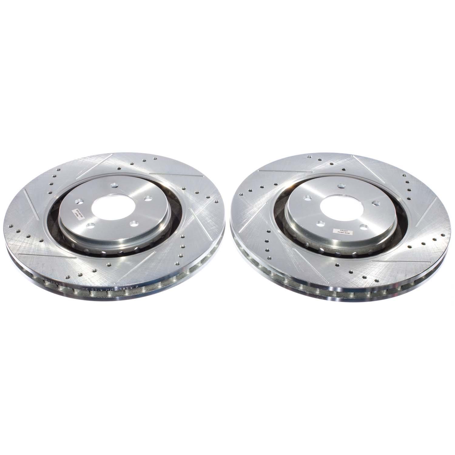 Power Stop 22-24 Infiniti QX60 Front Drilled & Slotted Rotor (Pair) thumbnail 4