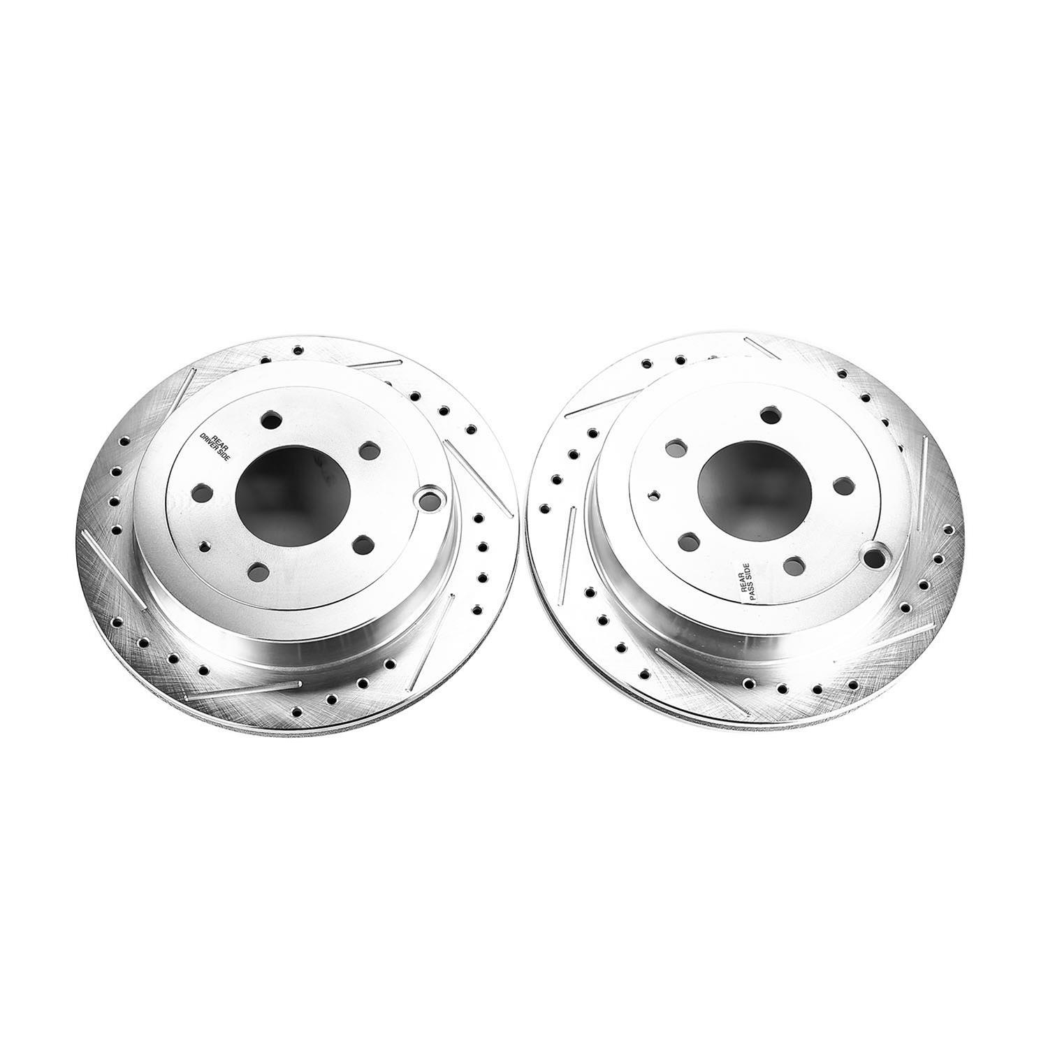 Power Stop JBR575XPR Power Stop Evolution Drilled and Slotted Rotors