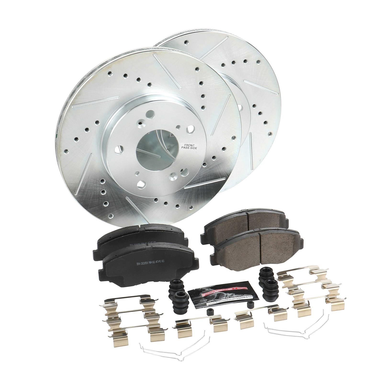 Power Stop K1043 Power Stop Z23 Evolution Sport Brake Upgrade Kits