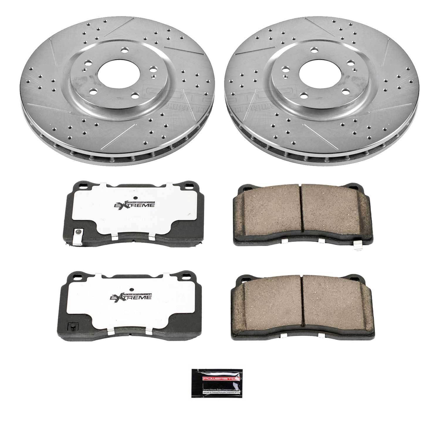 Power Stop 03-06 Mitsubishi Lancer Front & Rear Z26 Street Warrior Brake Kit (1x psbK107-26, 1x psbK156-26) thumbnail 9