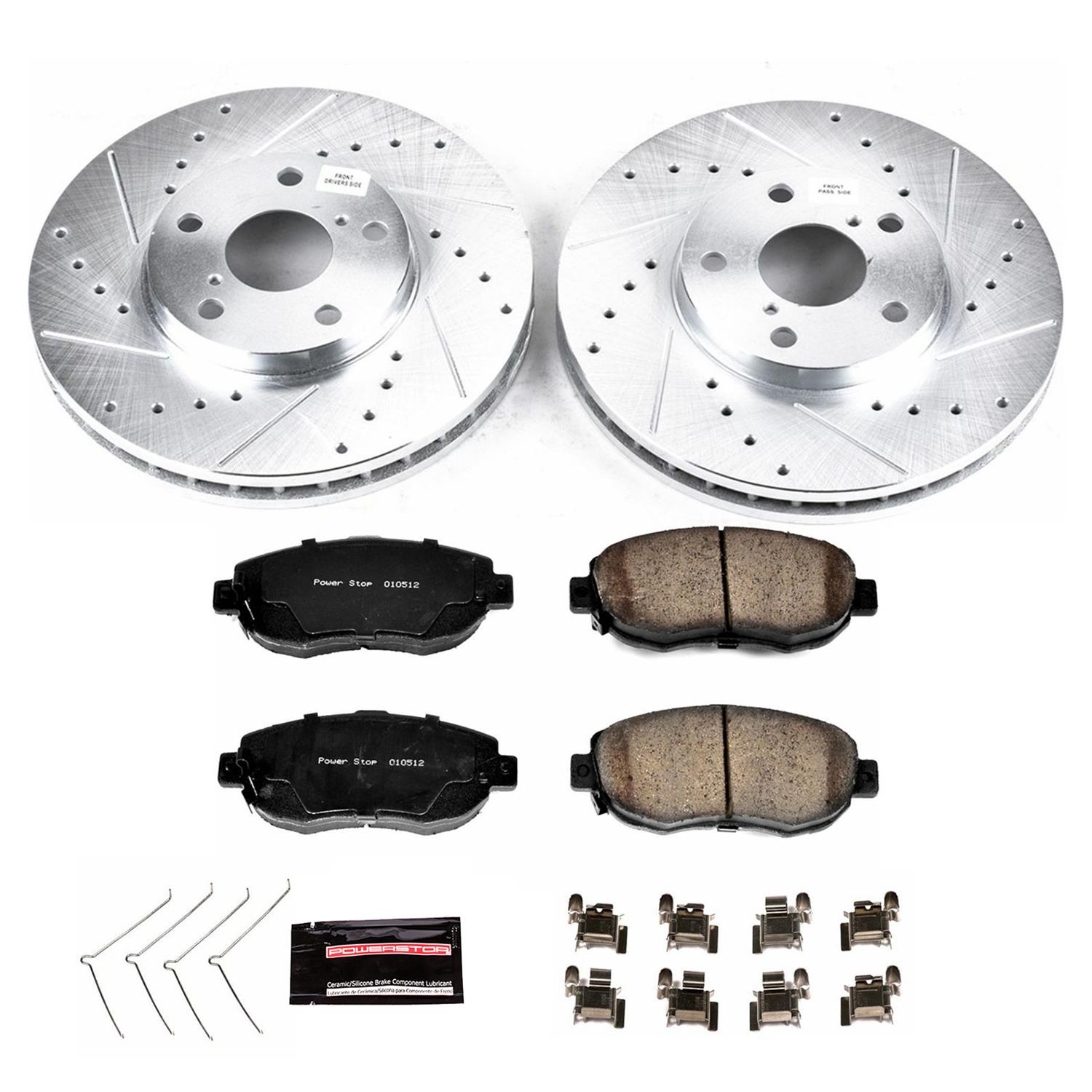 Power Stop 98-05 Lexus GS300 Front Z23 Evolution Sport Brake Kit w/Calipers (1x psbK1077, 1x psbS2774) thumbnail 9