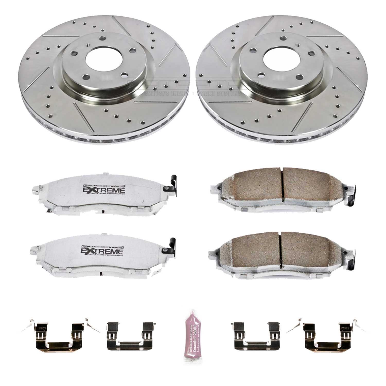 Power Stop K112 26 Power Stop Z26 Street Warrior Brake Upgrade Kits 
