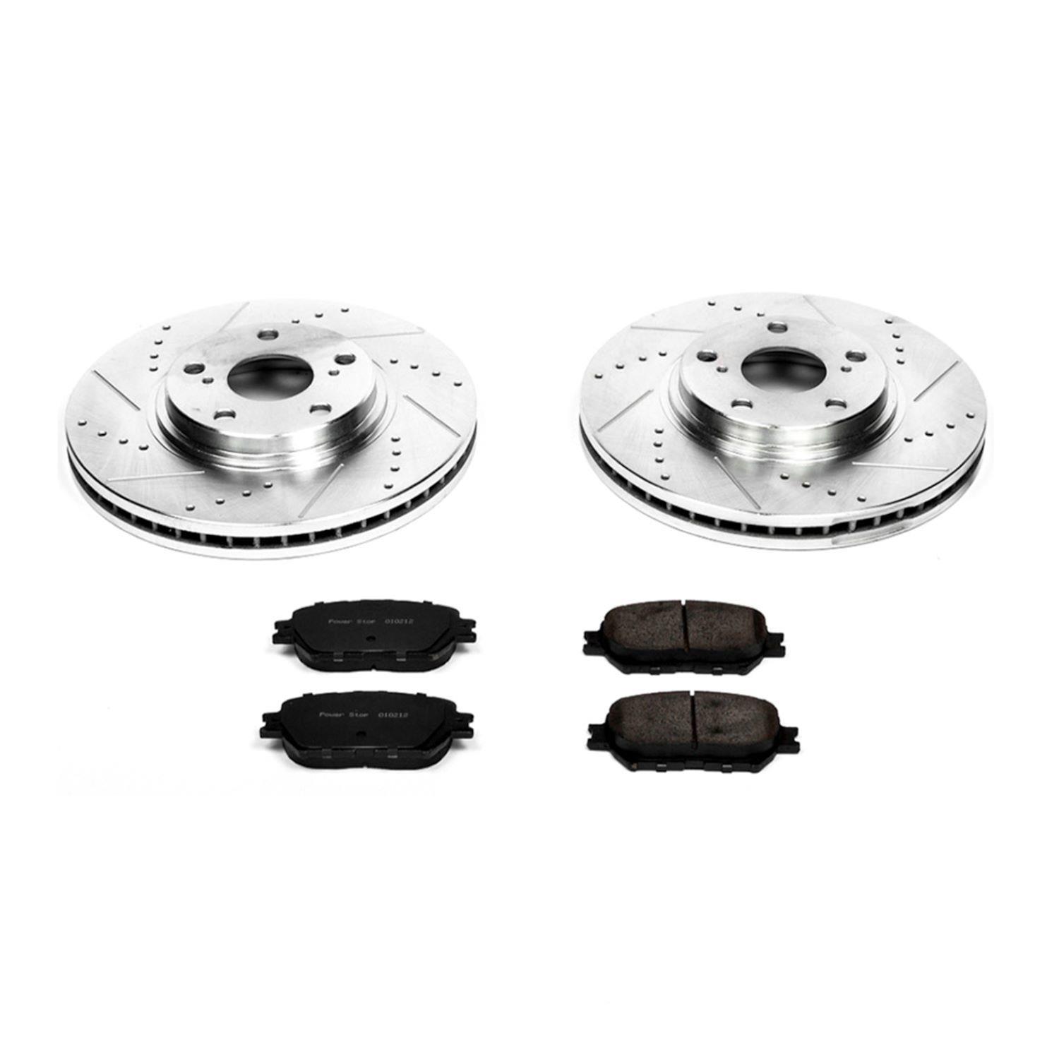 akr＊様 PowerStop K1143 PowerStop Z23 Evolution Sport Brake Upgrade