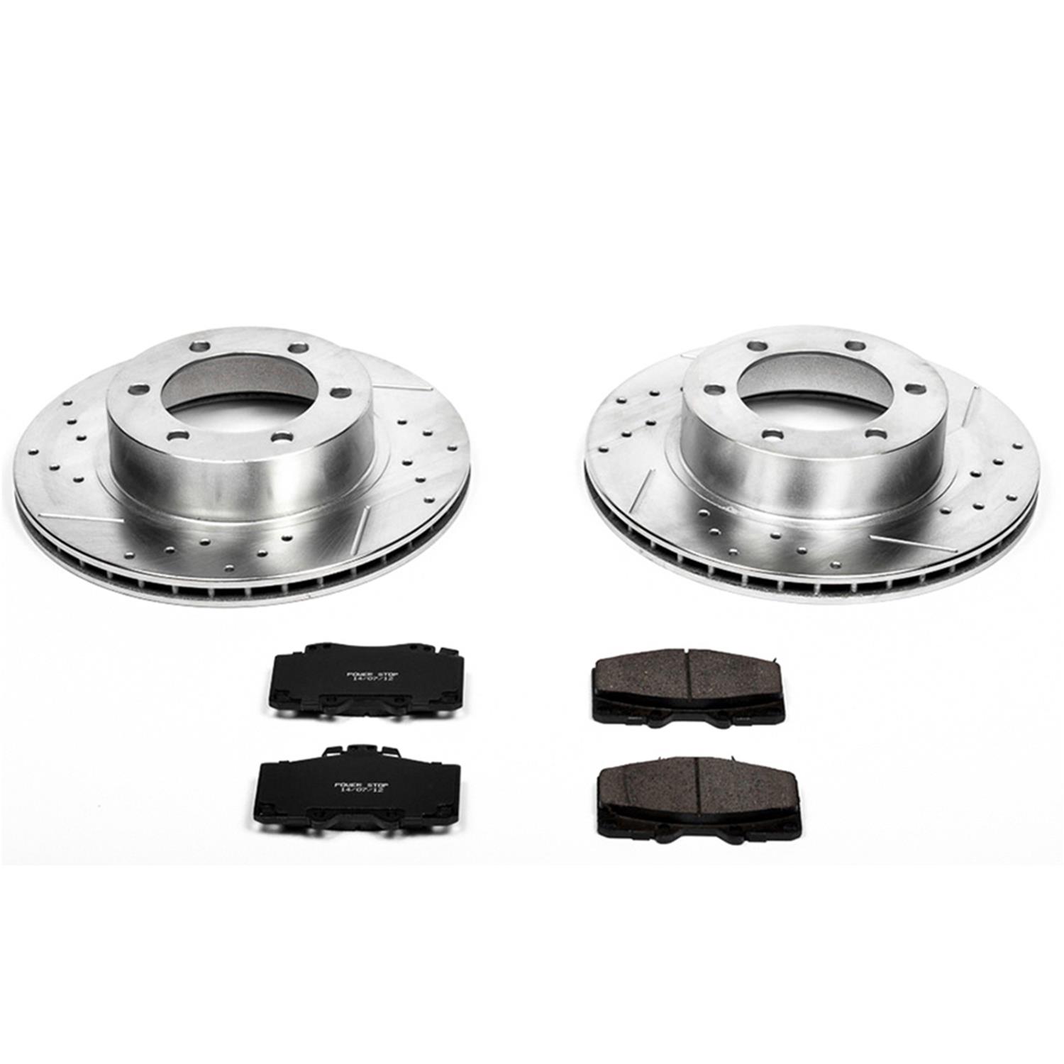 Power Stop 95-02 Toyota 4Runner Front Z23 Evolution Sport Brake Kit w/Calipers (1x psbS1830, 1x psbK1236) thumbnail 9