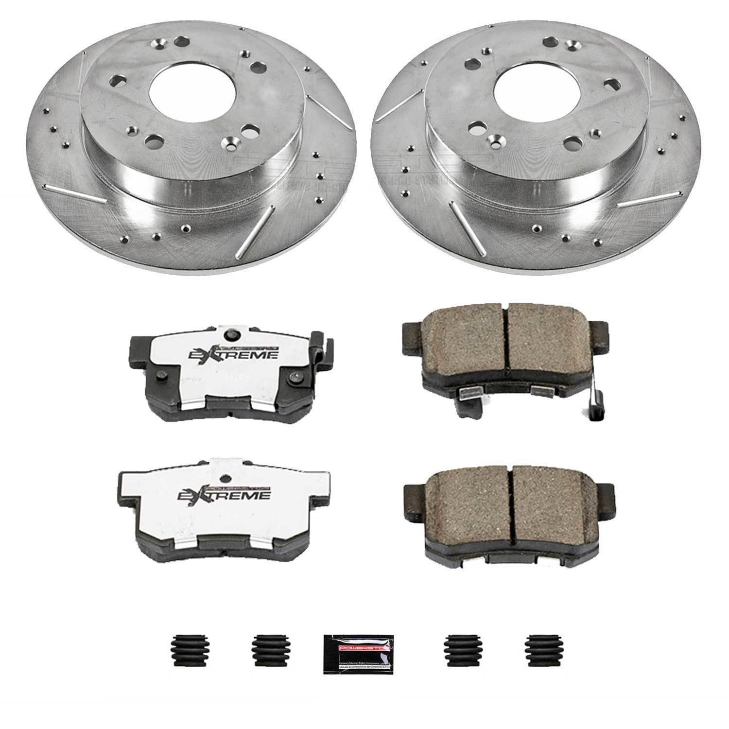 PowerStop KC1243B-26 PowerStop Z26 Street Warrior Brake Upgrade