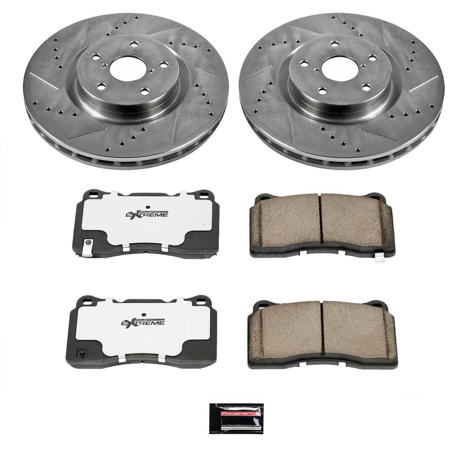 PowerStop KC131-26 PowerStop Z26 Street Warrior Brake Upgrade Kits