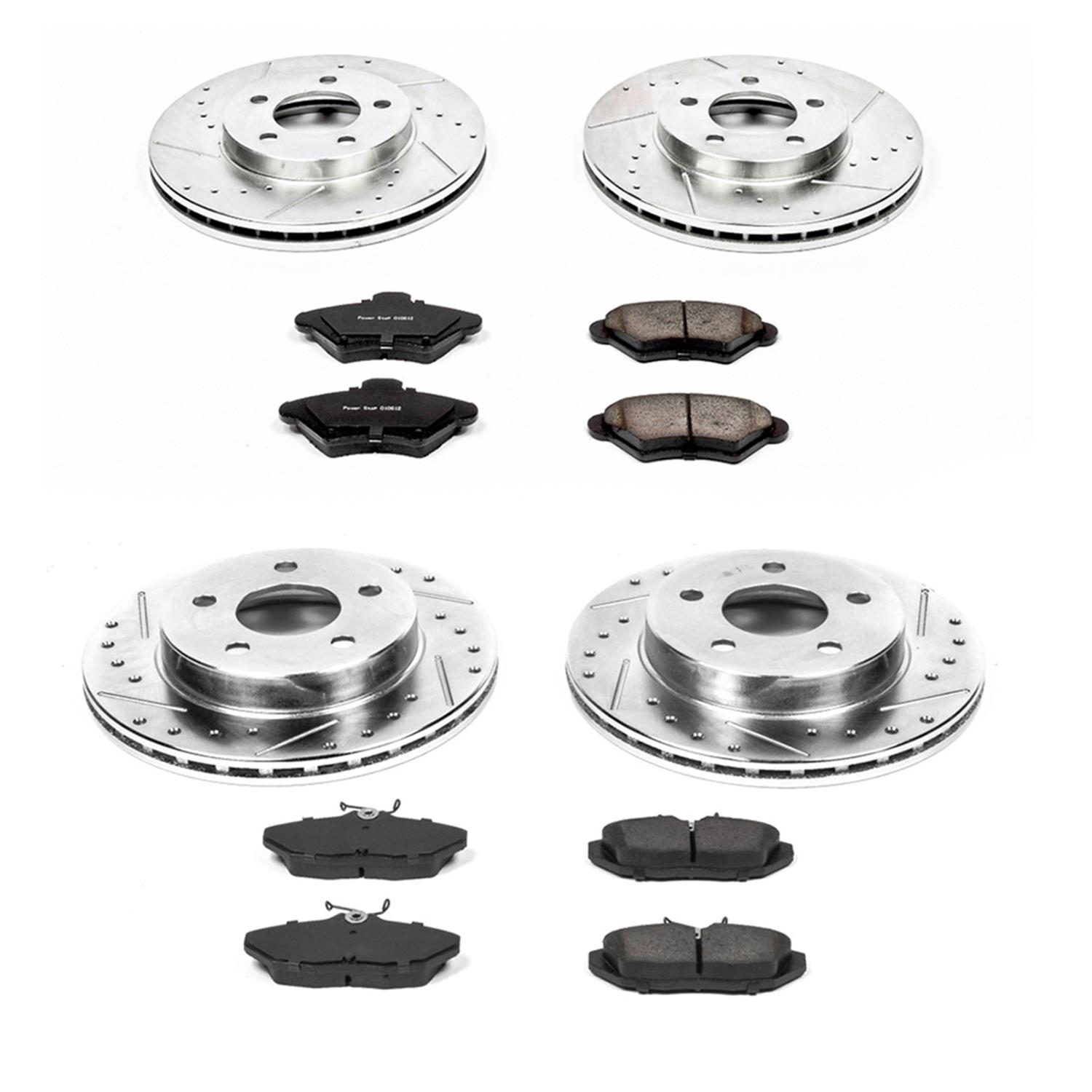 Bosch Front 305mm & Rear 300mm Brake Kit Disc Rotors Pads For Ford