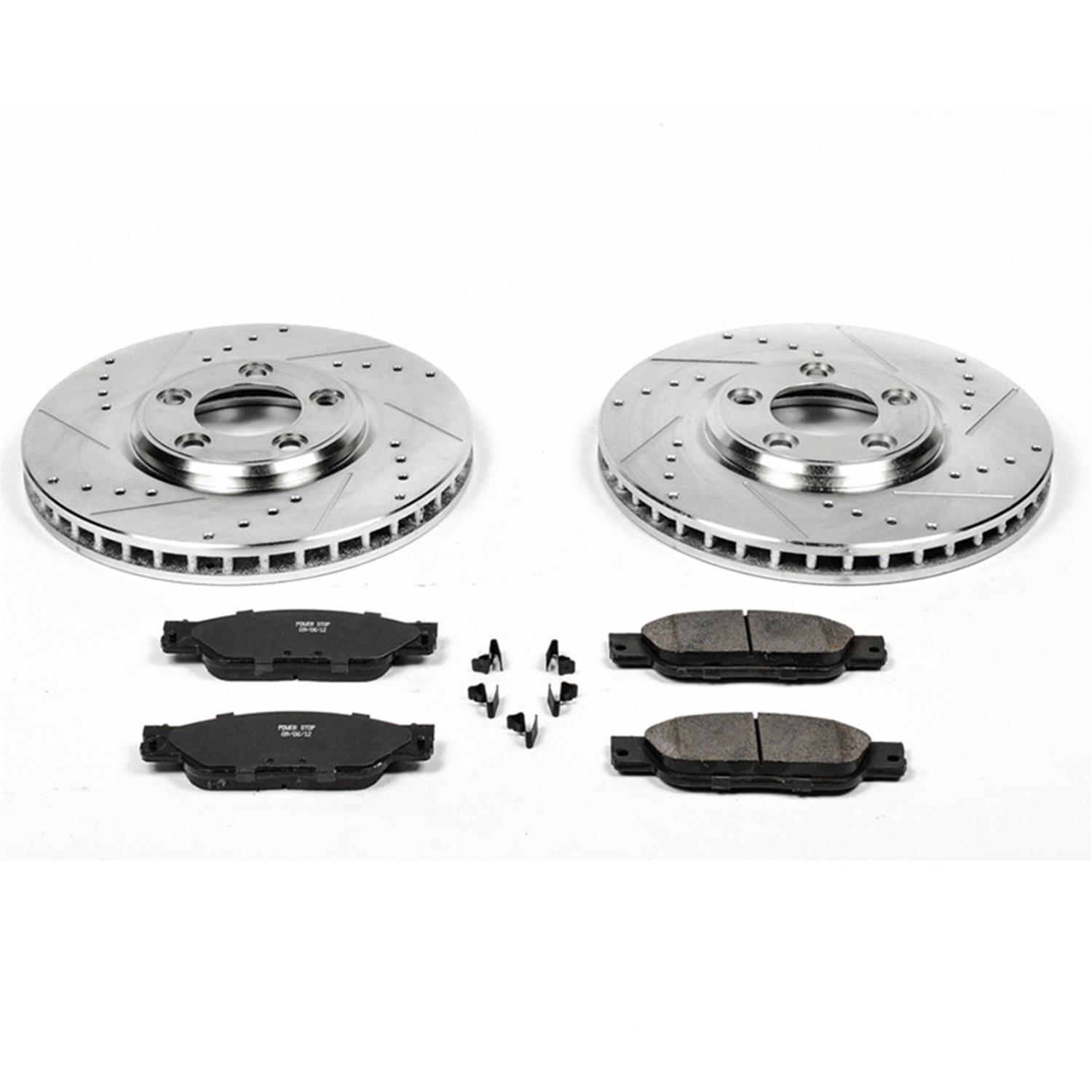 Power Stop 03-04 Jaguar S-Type Front & Rear Z23 Evolution Sport Brake Kit w/Calipers (1x psbS4792, 1x psbS4852, 1x psbK3141, 1x psbK1353) thumbnail 5