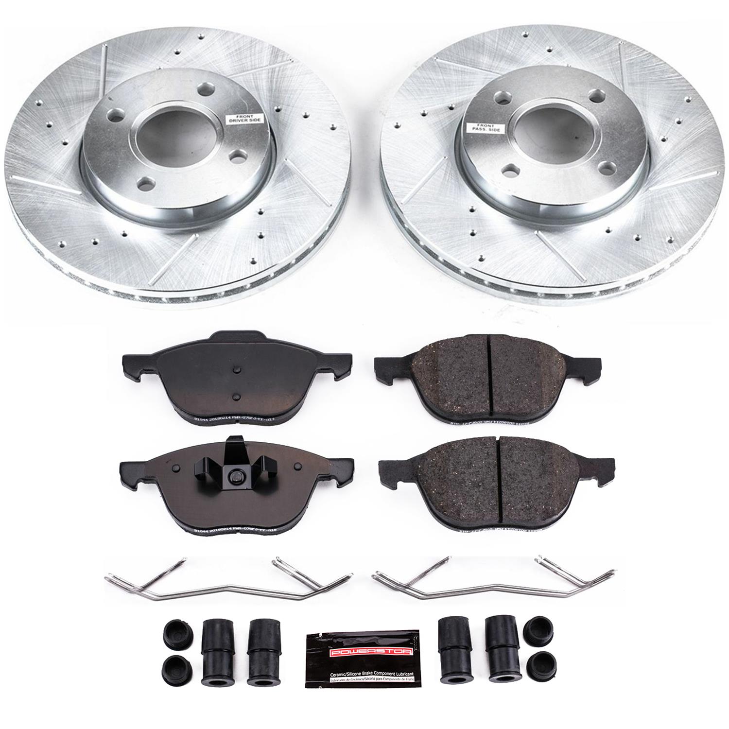 Power Stop 05-07 Ford Focus Front & Rear Z23 Evolution Sport Brake Kit (1x psbK1363, 1x psbK1377) thumbnail 8