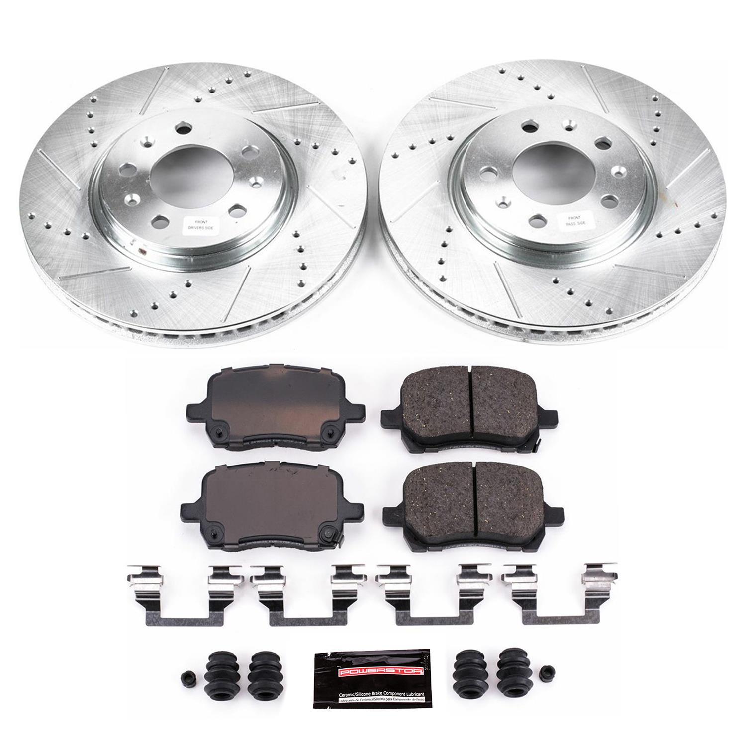 Power Stop K1433 Power Stop Z23 Evolution Sport Brake Upgrade Kits Summit Racing