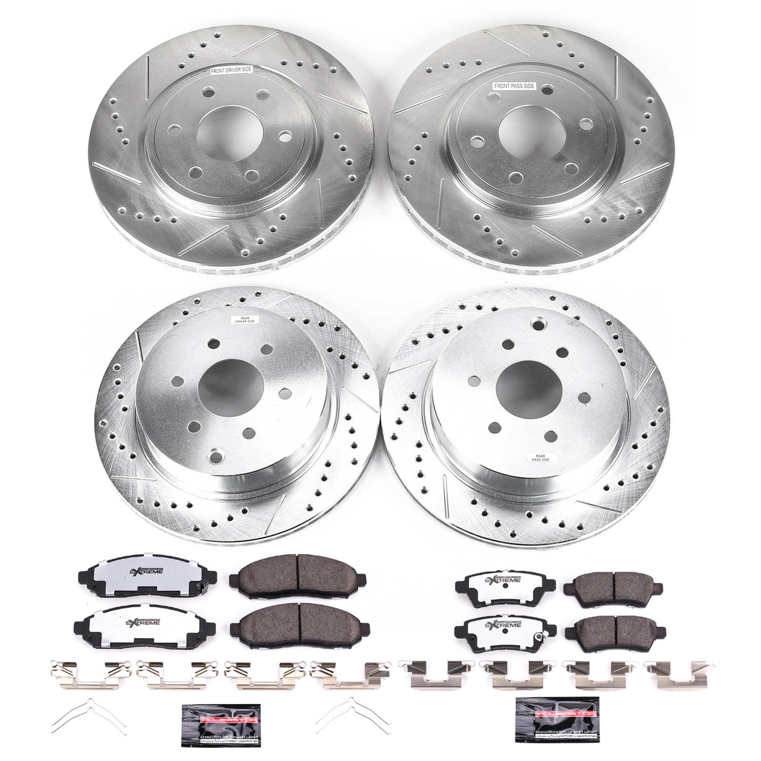 Power Stop 05-12 Nissan Pathfinder Front & Rear Z36 Truck & Tow Brake Kit (1x psbK147-36, 1x psbK142-36) thumbnail 3