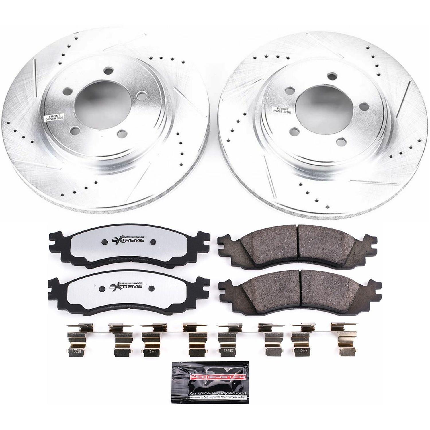 Power Stop 2006 Mercury Mountaineer Front & Rear Z36 Truck & Tow Brake Kit (1x psbK3150-36, 1x psbK1441-36) thumbnail 5