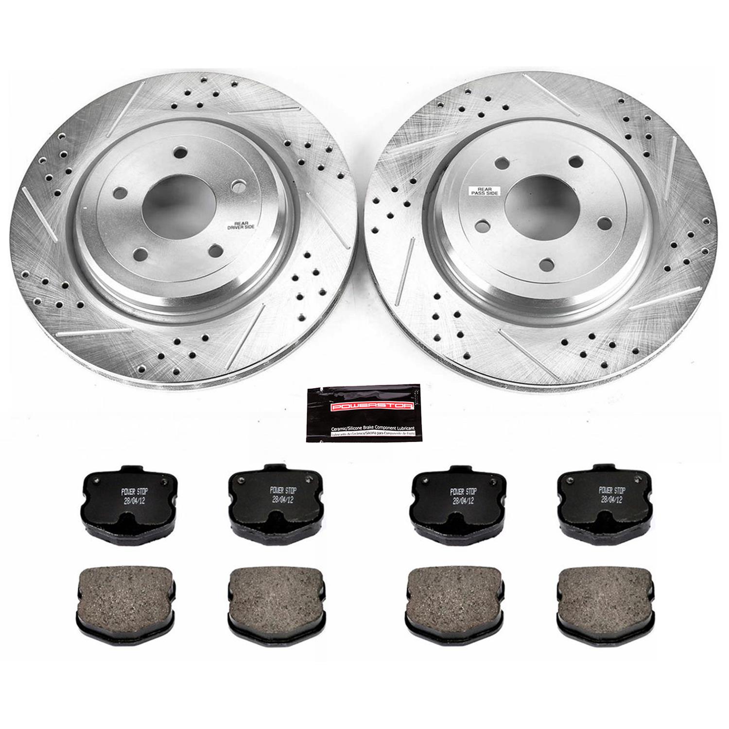 Power Stop 06-13 Chevrolet Corvette Front & Rear Z23 Evolution Sport Brake Kit (1x psbK1446, 1x psbK1444) thumbnail 8