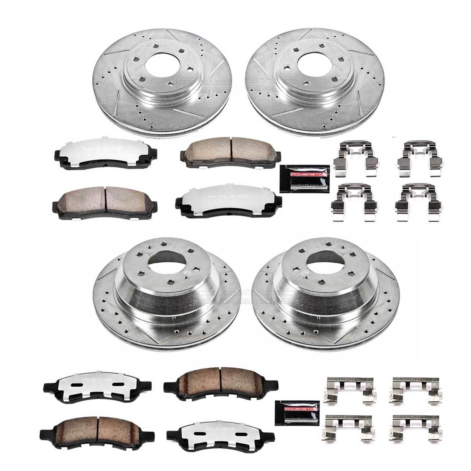 Power Stop 06-09 Chevrolet Trailblazer Front & Rear Z36 Truck & Tow Brake Kit (1x psbK1453-36, 1x psbK2050-36) thumbnail 5