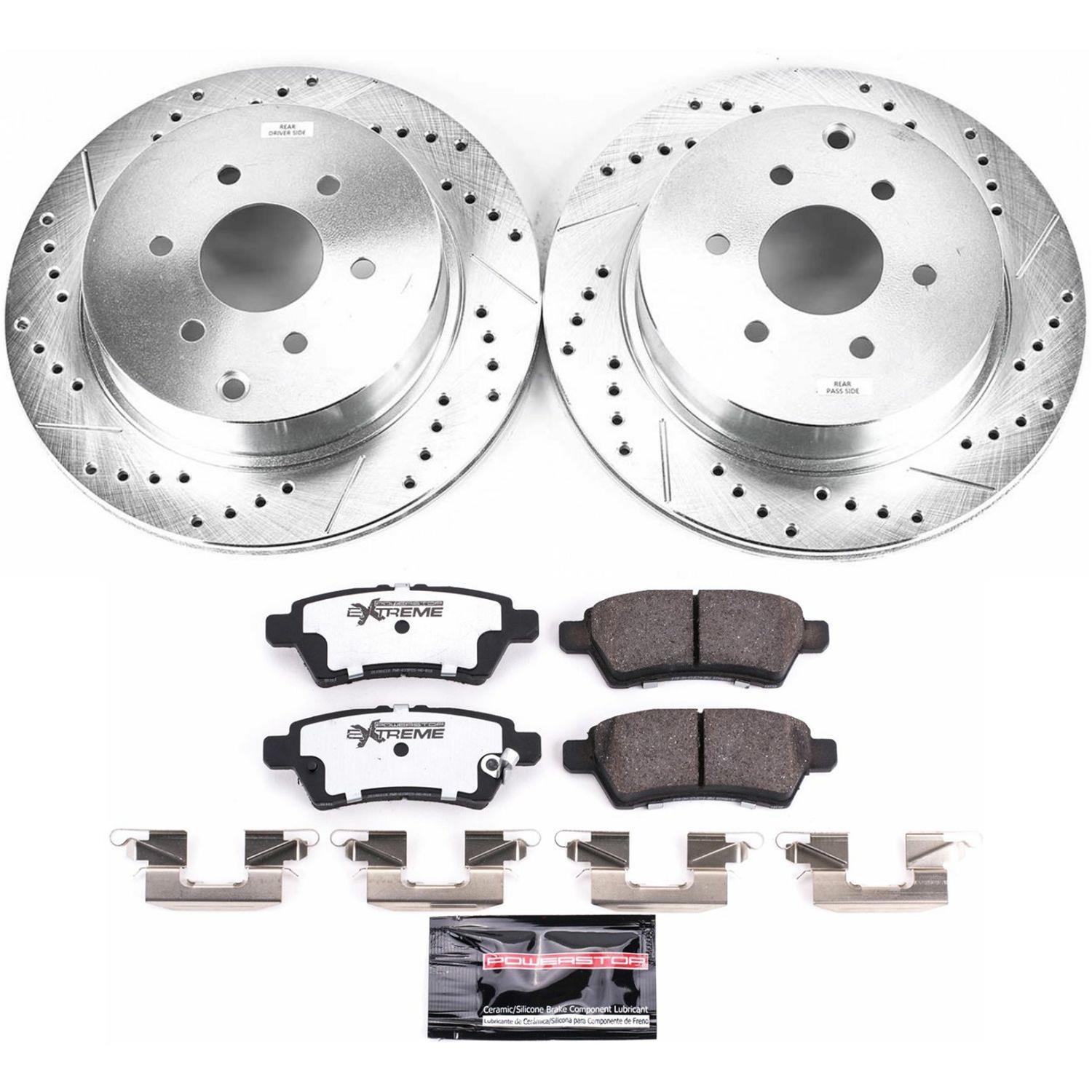 Power Stop 05-12 Nissan Pathfinder Front & Rear Z36 Truck & Tow Brake Kit (1x psbK147-36, 1x psbK142-36) thumbnail 5