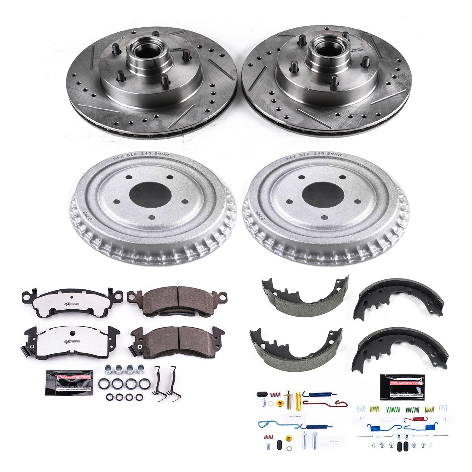 Power Stop 1975 Buick Skylark Front & Rear Z26 Street Warrior Brake Kit (1x psbKOE15274DK, 1x psbK2580-26) thumbnail 7