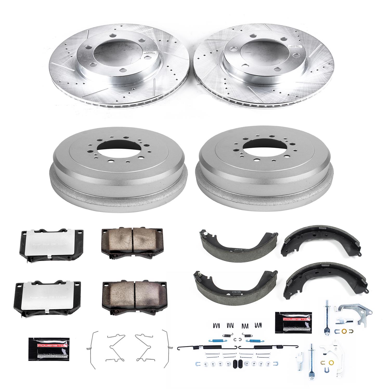 Power Stop 00-02 Toyota Tundra Front & Rear Z36 Truck & Tow Brake Kit (1x psbKOE15314DK, 1x psbK2323-36) thumbnail 7