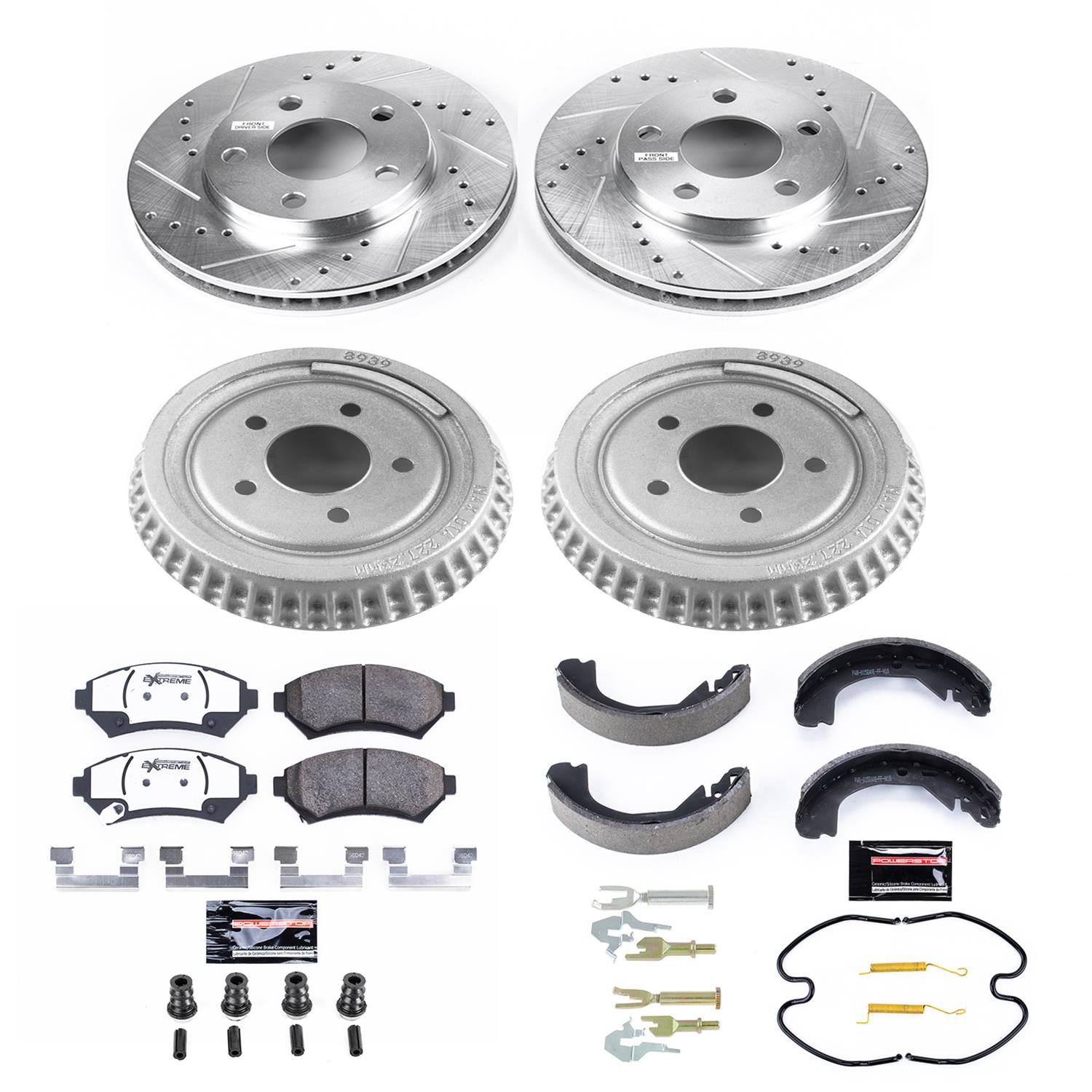 Power Stop 02-03 Buick Century Front & Rear Z26 Street Warrior Brake Kit (1x psbK2553-26, 1x psbKOE15322DK) thumbnail 7