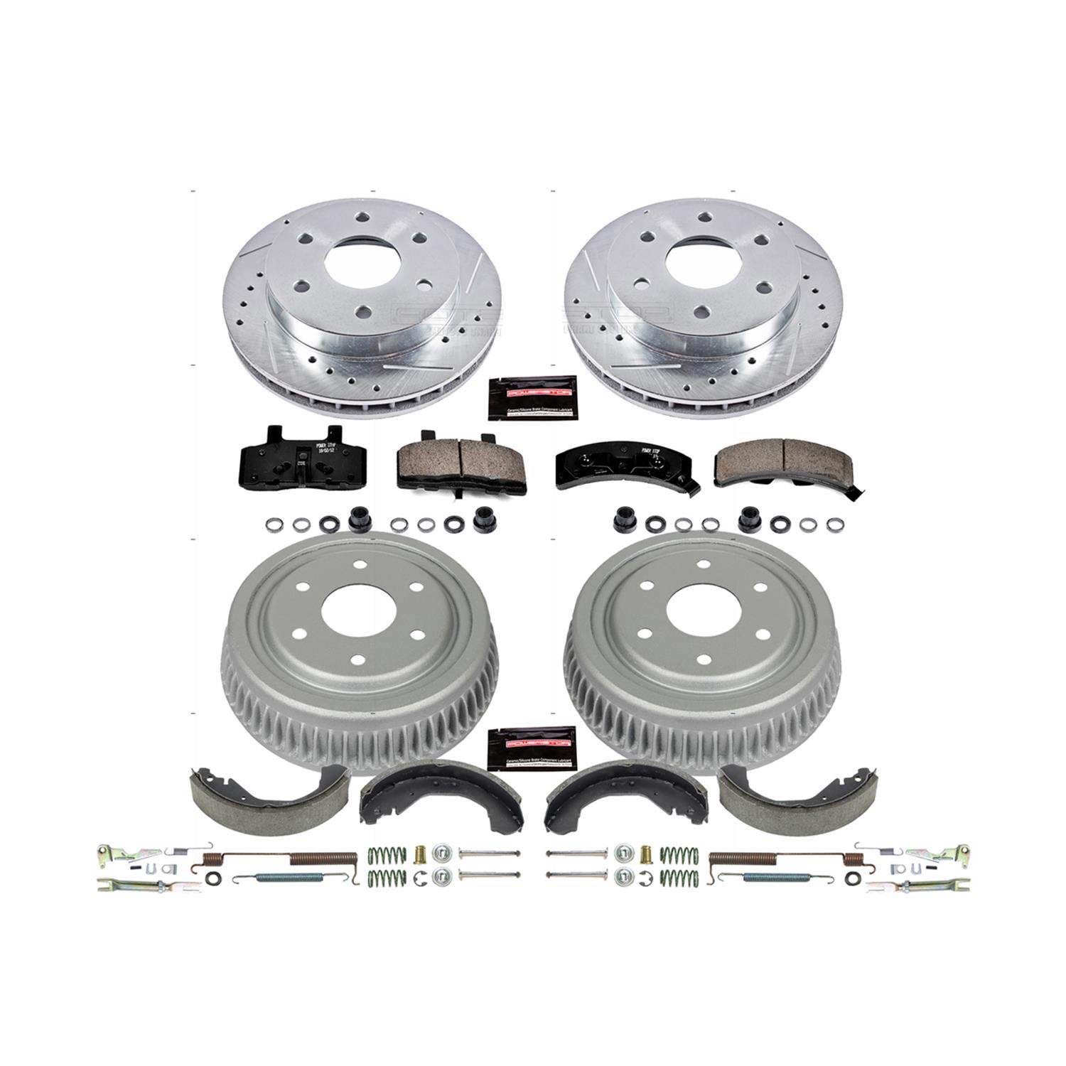 PowerStop K15136DK PowerStop Z23 Evolution Sport Disc and Drum