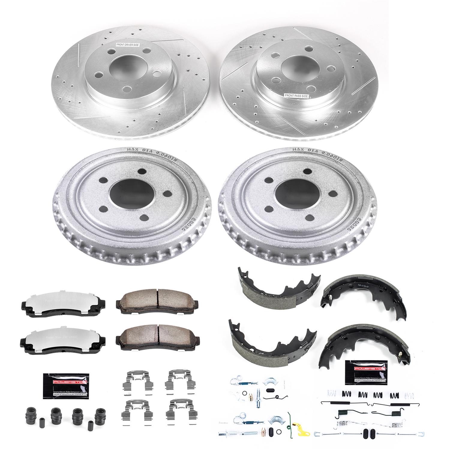 Power Stop 03-09 Ford Ranger Front & Rear Z36 Truck & Tow Brake Kit (1x psbK1923-36, 1x psbKOE15335DK) thumbnail 7