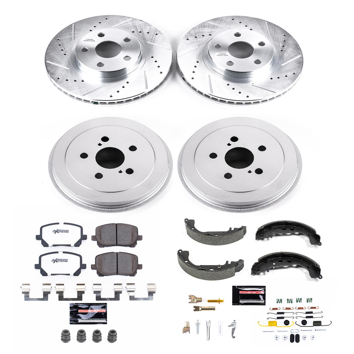 Power Stop 04-08 Toyota Corolla Front & Rear Z26 Street Warrior Brake Kit (1x psbKOE15366DK, 1x psbK2316-26) thumbnail 7
