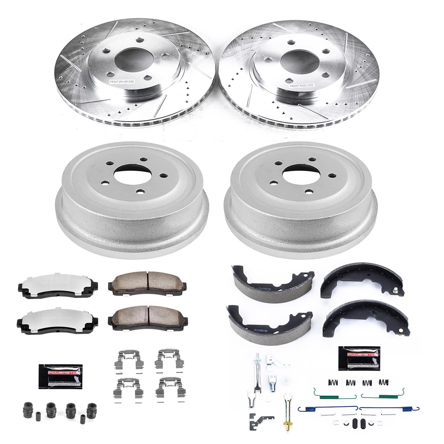 Power Stop 05-06 Chevrolet Equinox Front & Rear Z36 Truck & Tow Brake Kit (1x psbK1576-36, 1x psbKOE15377DK) thumbnail 4