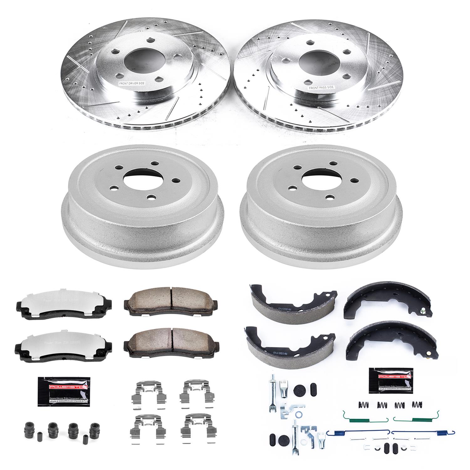 Power Stop 02-07 Saturn Vue Front & Rear Z36 Truck & Tow Brake Kit (1x psbK1576-36, 1x psbKOE15378DK) thumbnail 7