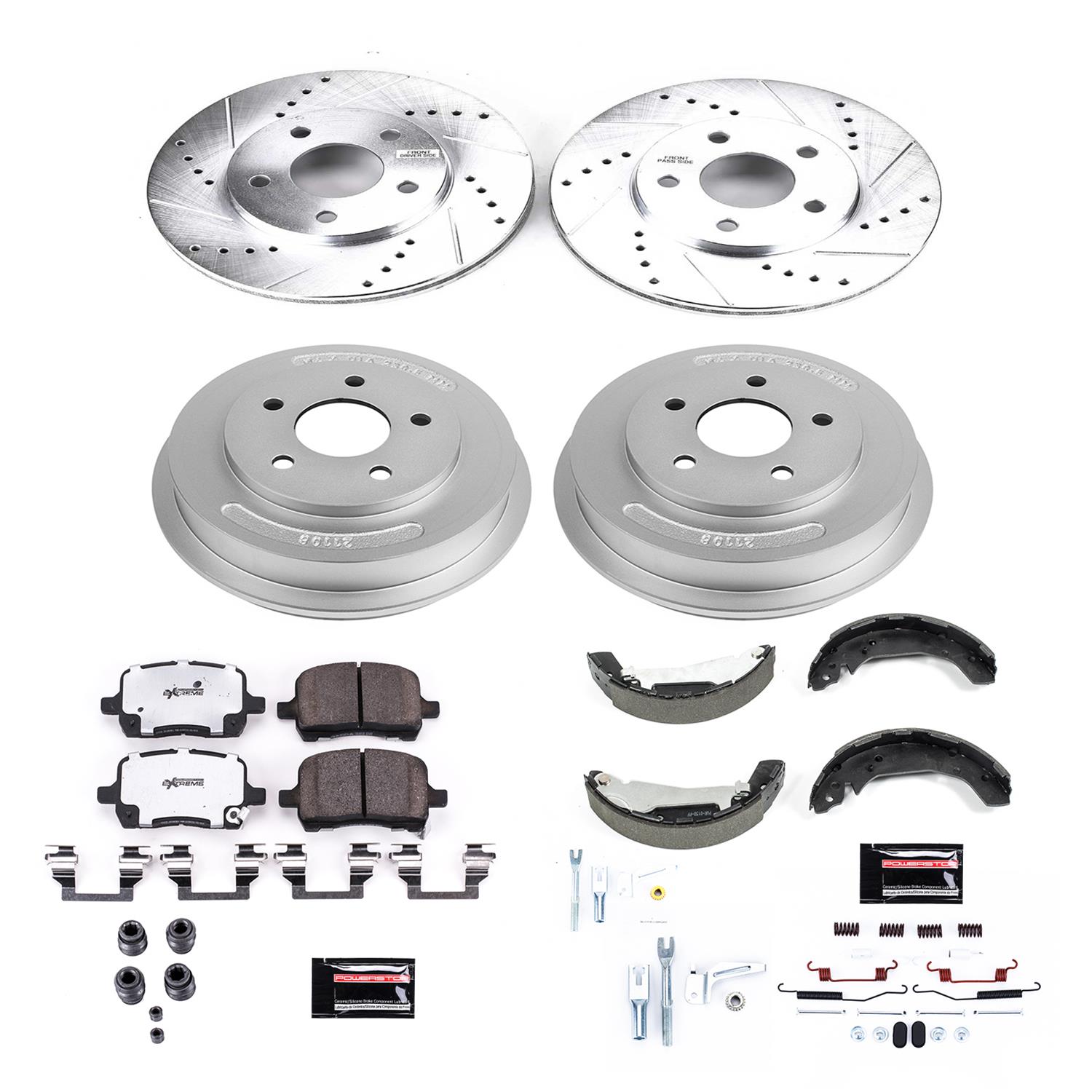 Power Stop 09-11 Chevrolet HHR Front & Rear Z26 Street Warrior Brake Kit (1x psbKOE15383DK, 1x psbK1448-26) thumbnail 7