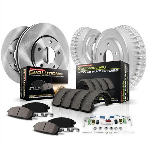 Power Stop K15227DK Power Stop Z23 Evolution Sport Disc and Drum Brake