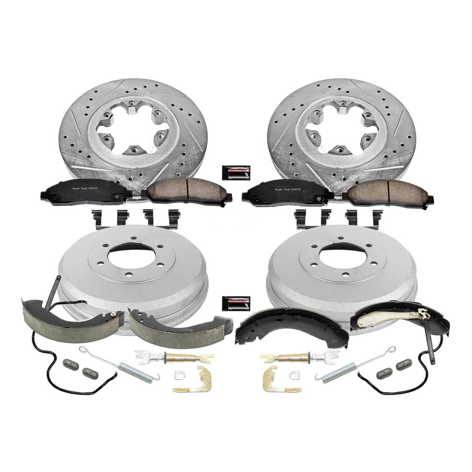 Power Stop 04-08 Chevrolet Colorado Front & Rear Z23 Evolution Sport Brake Kit (1x psbK2066, 1x psbKOE15393DK) thumbnail 3