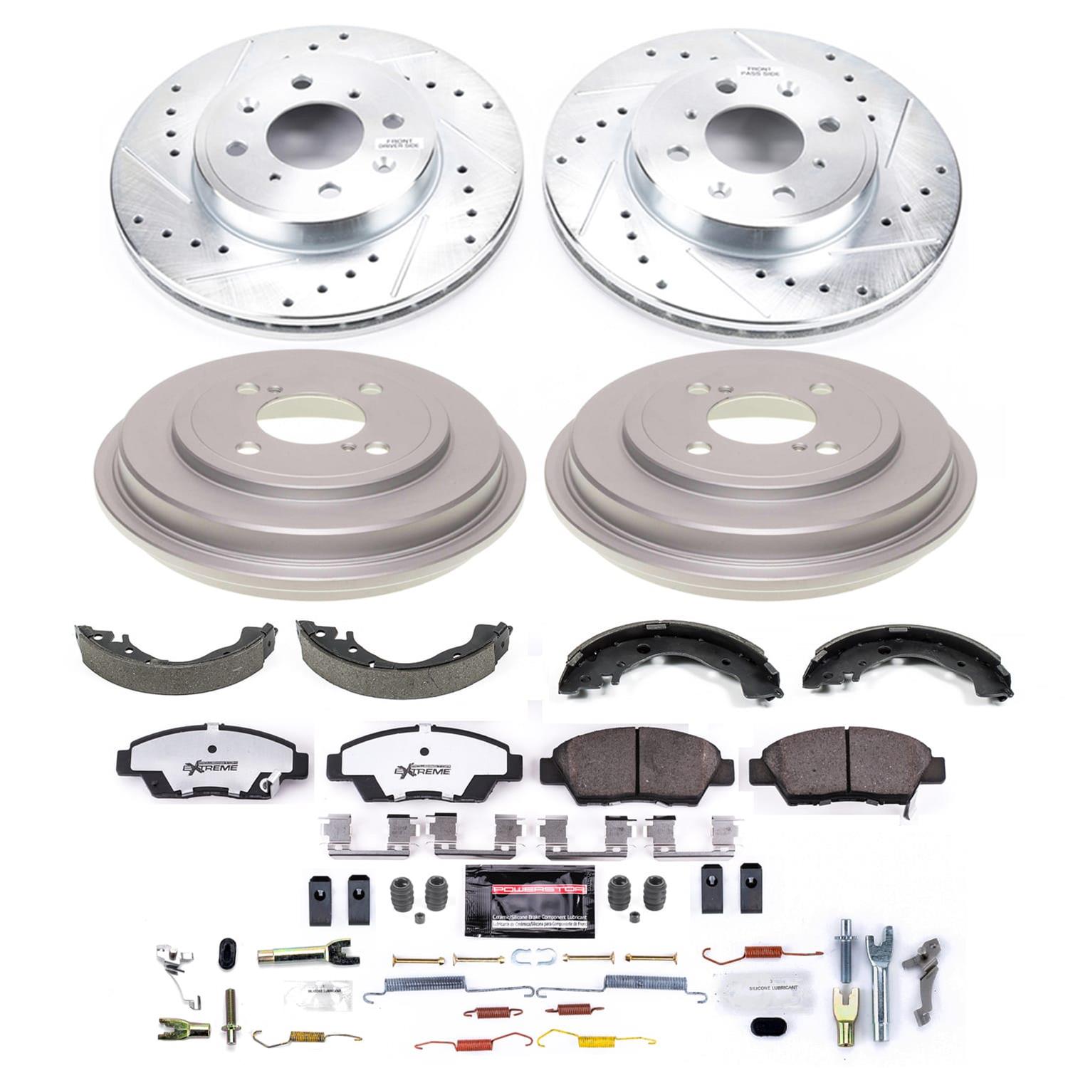 Power Stop 15-20 Honda Fit Front and Rear Z26 Street Brake Kit (1x psbK7032-26, 1x psbKOE15400DK) thumbnail 2
