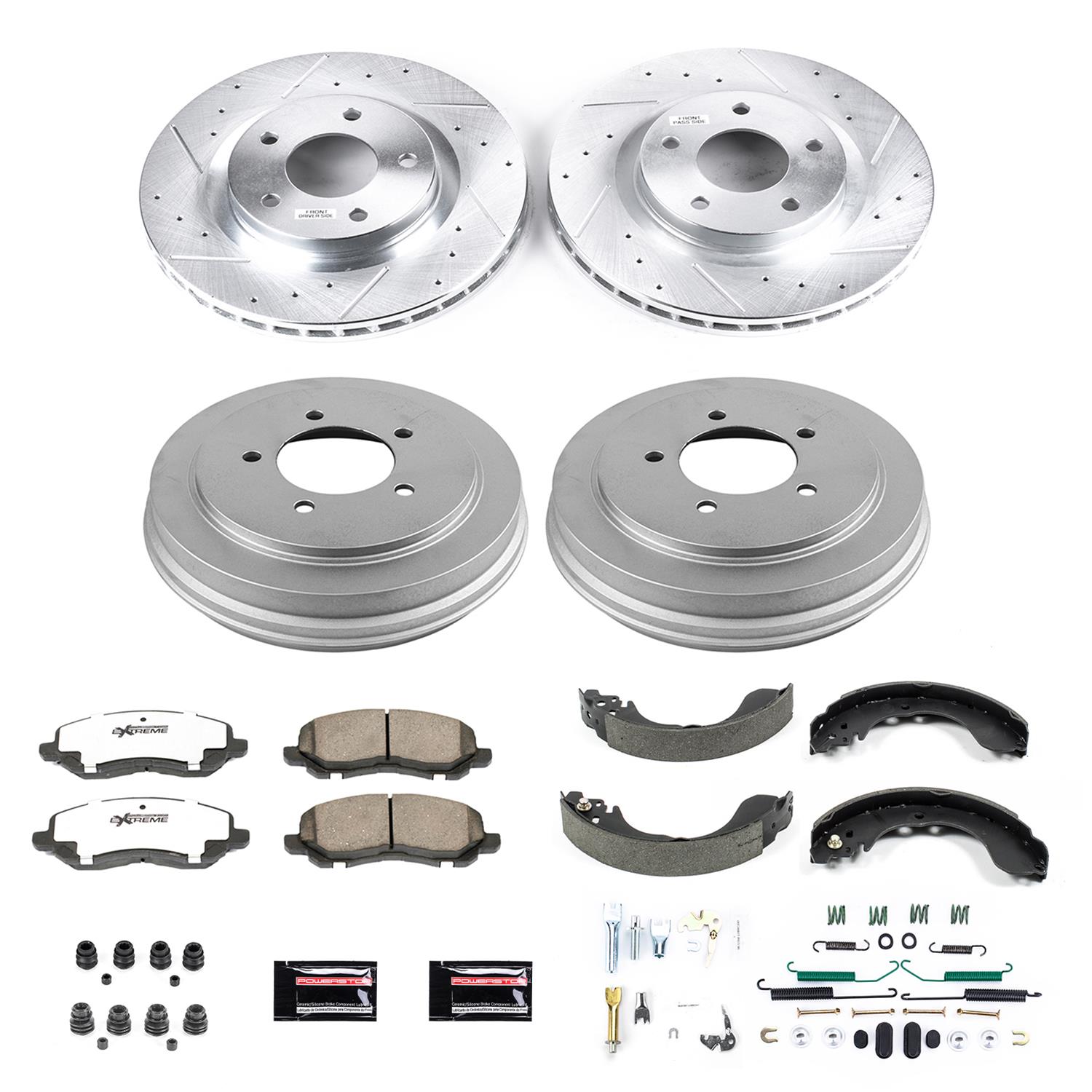 Power Stop 08-09 Dodge Avenger Front & Rear Z26 Street Warrior Brake Kit (1x psbK3032-26, 1x psbKOE15403DK) thumbnail 7