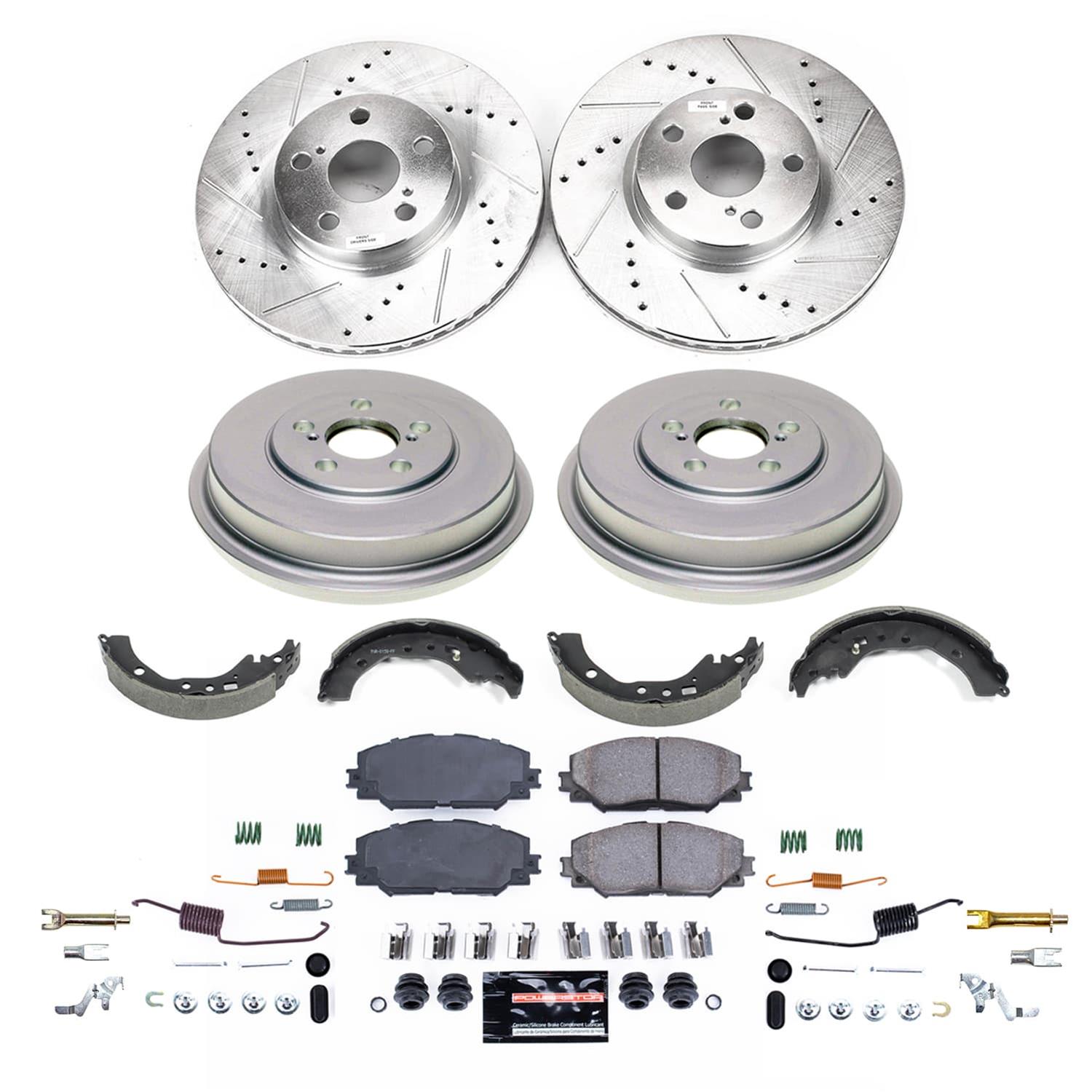Power Stop 08-14 Scion xD Front and Rear Z23 Evolution Brake Kit (1x psbK4669, 1x psbKOE15407DK) thumbnail 3