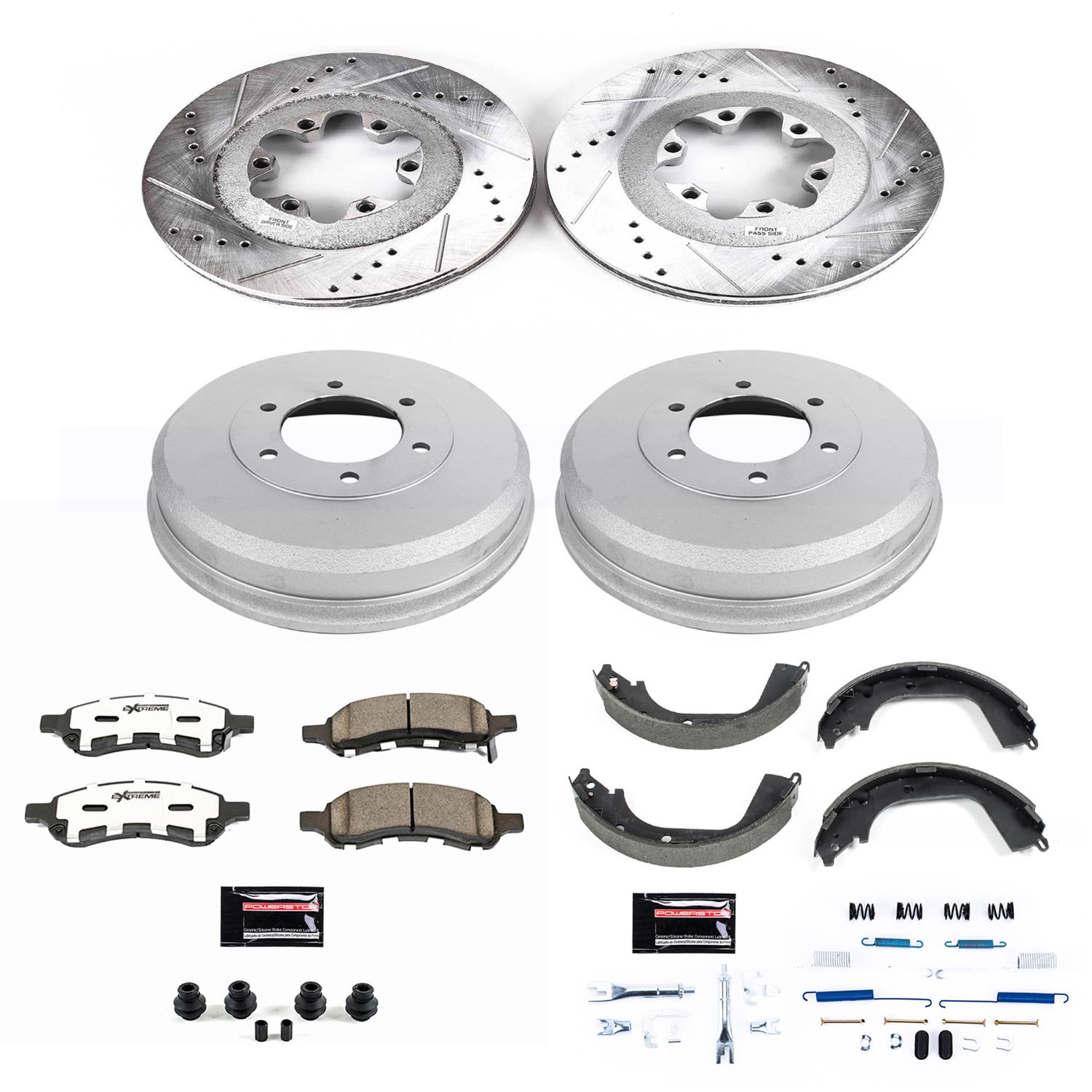 Power Stop 09-12 Chevrolet Colorado Front & Rear Z26 Street Warrior Brake Kit (1x psbK5405-26, 1x psbKOE15410DK) thumbnail 7