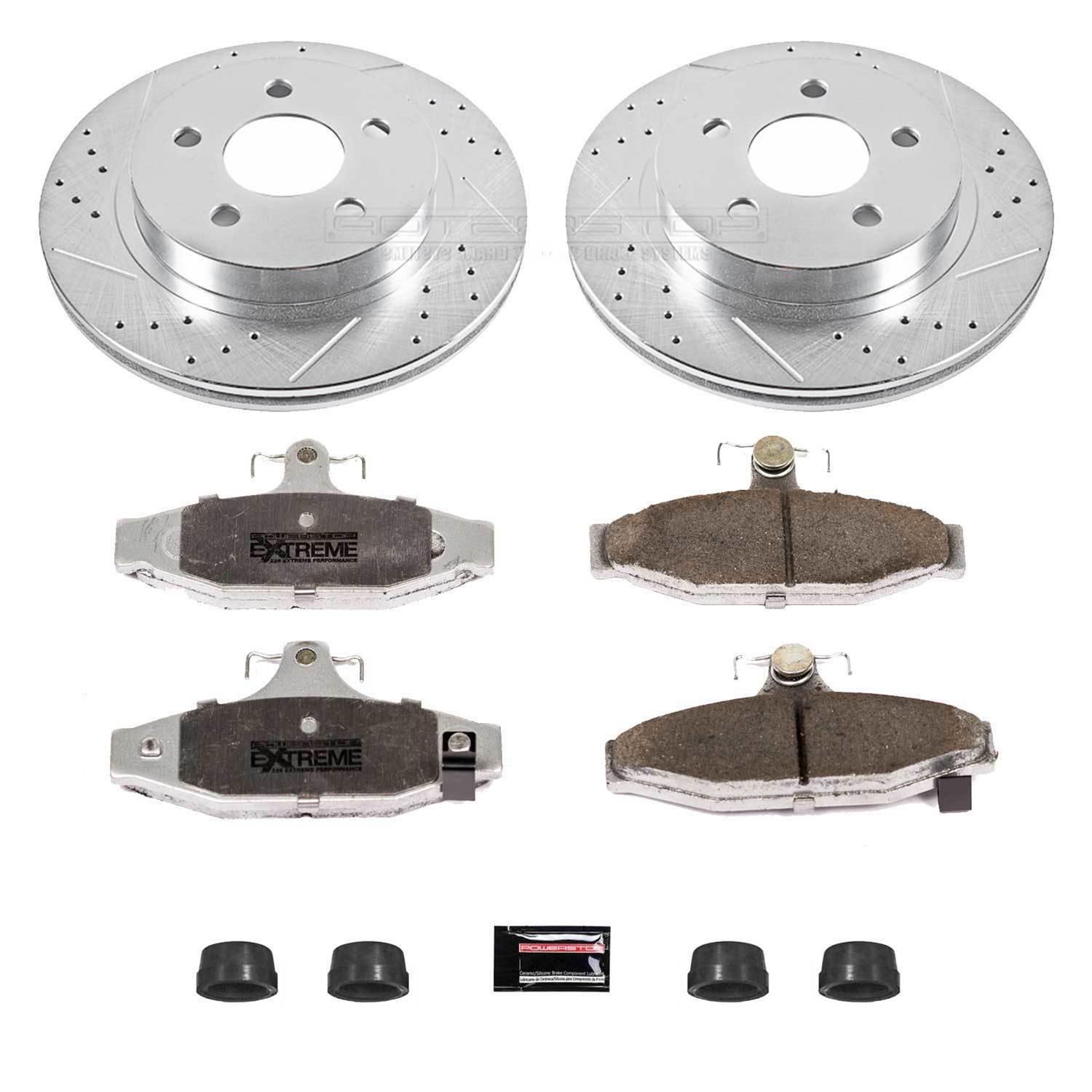 PowerStop KC1531-26 PowerStop Z26 Street Warrior Brake Upgrade