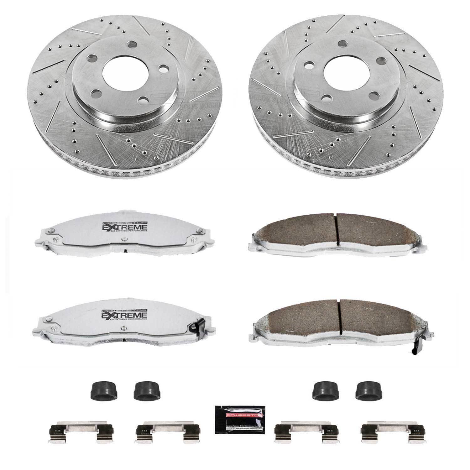 PowerStop KC1548-26 PowerStop Z26 Street Warrior Brake