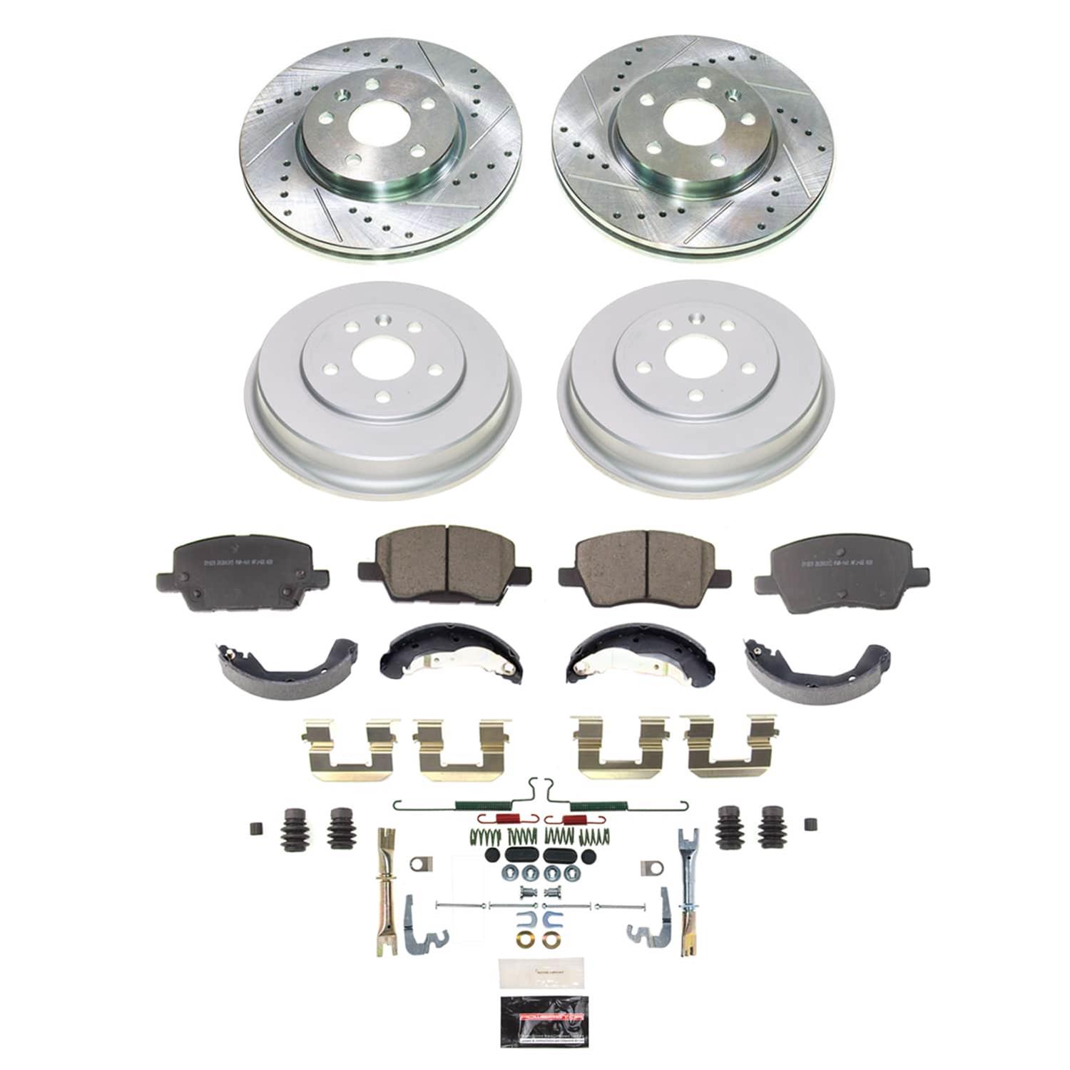Power Stop 18-20 Chevrolet Sonic Front and Rear Z23 Evolution Brake Kit (1x psbK8635, 1x psbKOE15472DK) thumbnail 2