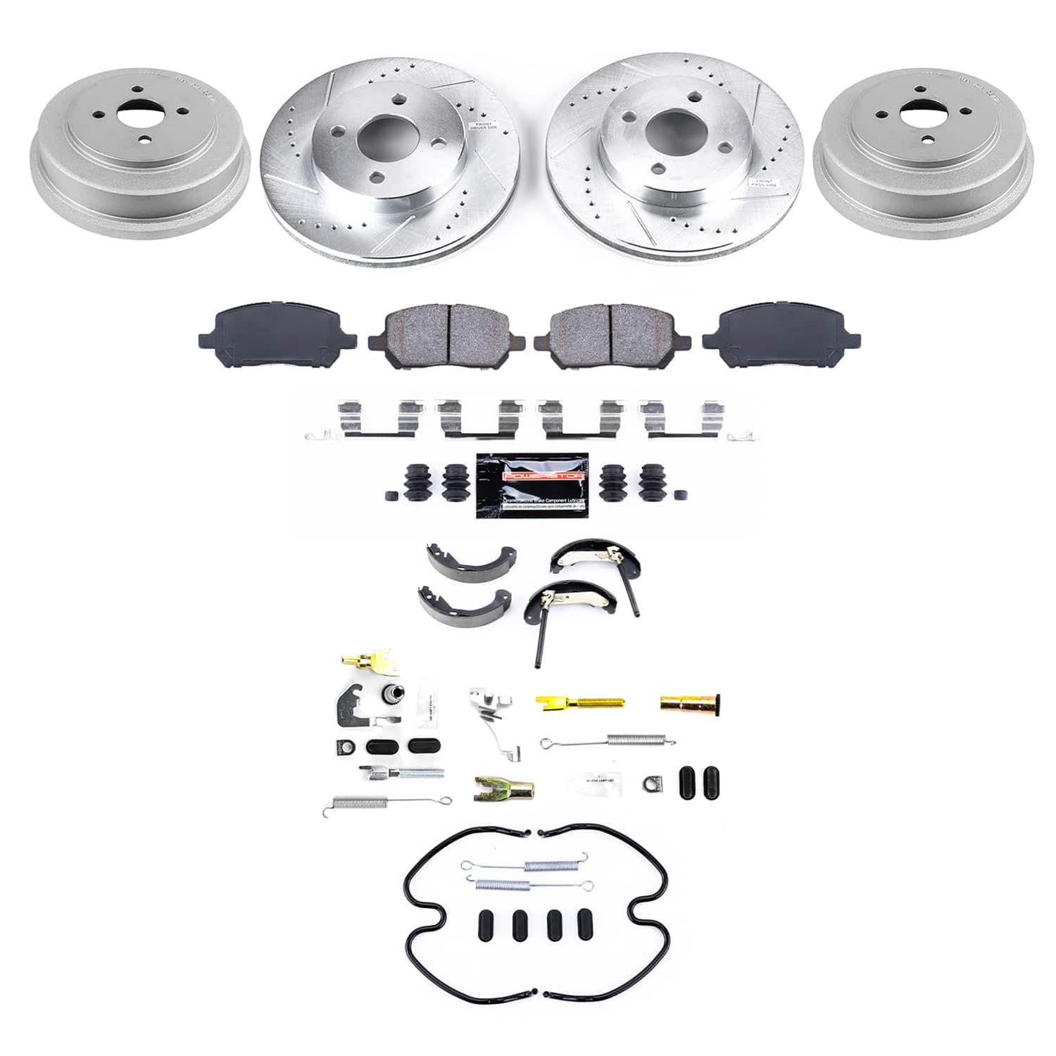 Power Stop 05-08 Chevrolet Cobalt Front and Rear Z23 Evolution Brake Kit (1x psbK1604, 1x psbKOE15509DK) thumbnail 2