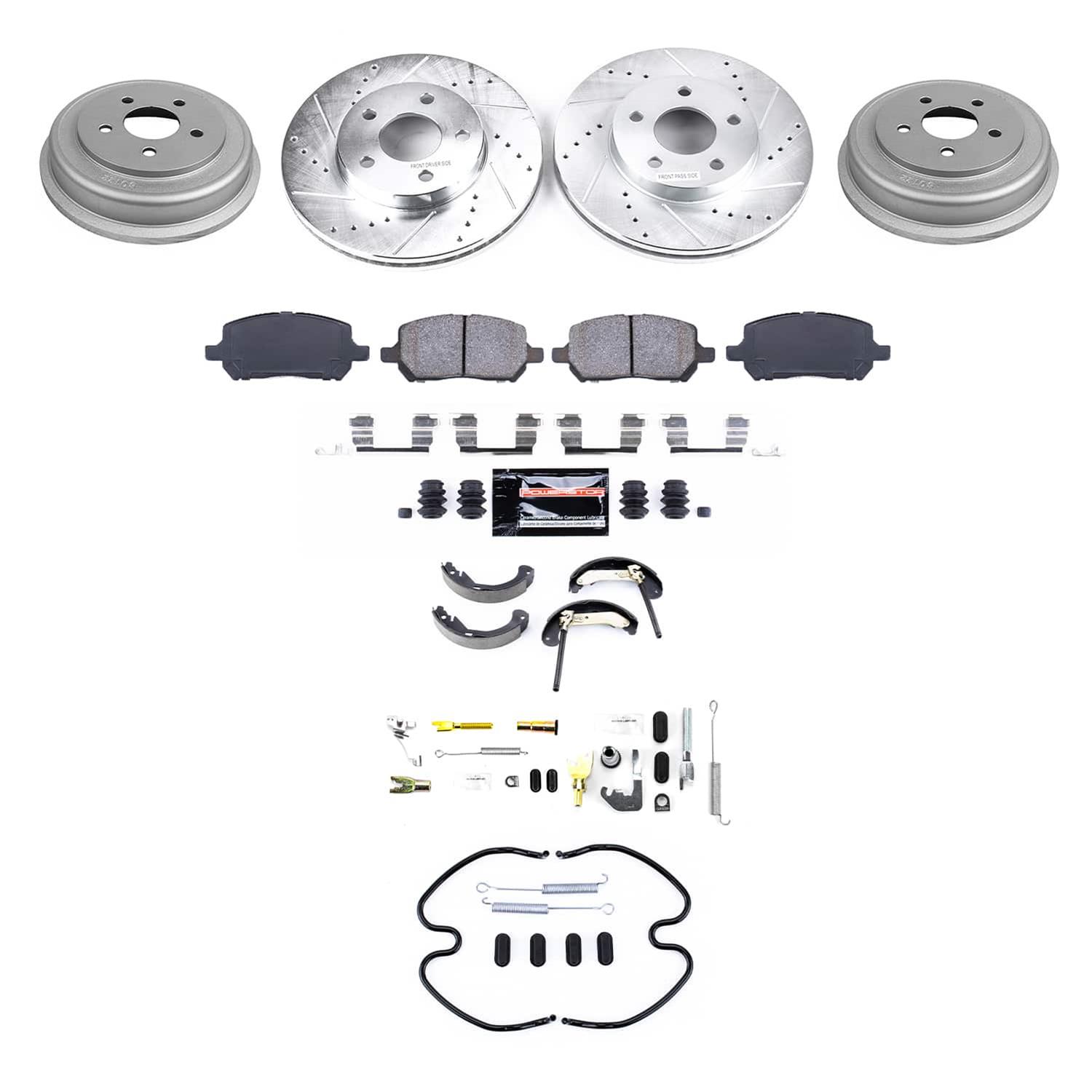 Power Stop 07-08 Chevrolet Cobalt Front and Rear Z23 Evolution Brake Kit (1x psbK2983, 1x psbKOE15395DK) thumbnail 2