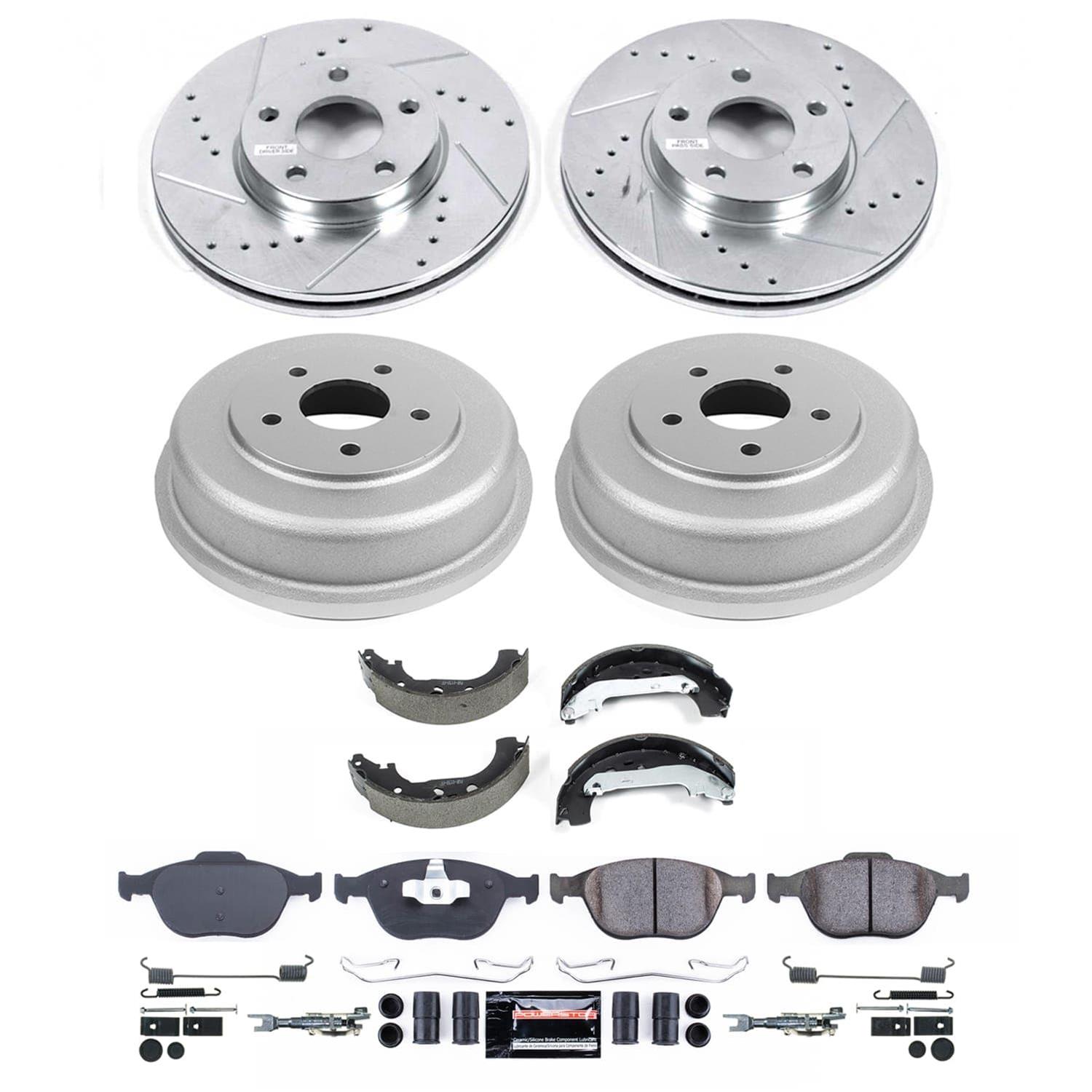 Power Stop 10-13 Ford Transit Connect Front and Rear Z23 Evolution Brake Kit (1x psbK5580, 1x psbKOE15512DK) thumbnail 3