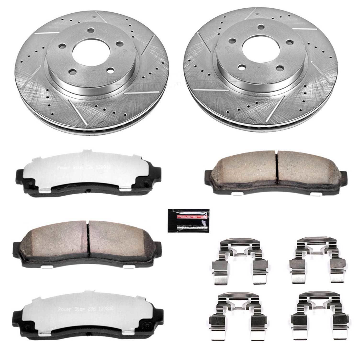 Power Stop 02-07 Saturn Vue Front & Rear Z36 Truck & Tow Brake Kit (1x psbK1576-36, 1x psbKOE15378DK) thumbnail 9